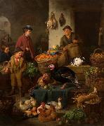 Henry Charles Bryant Market Stall oil on canvas